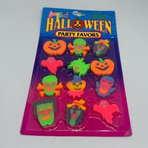 Vintage Lisa Frank Halloween Party Favor Erasers